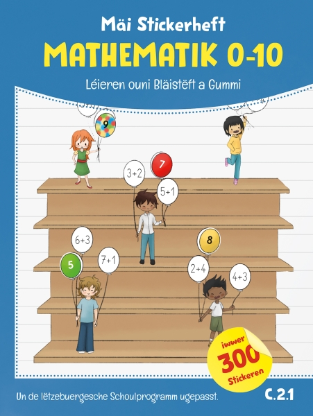 Mäi Stickerheft: MATHEMATIK 0-10